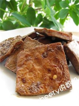 卤豆干
