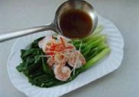 白灼芥蓝虾仁的做法 步骤10