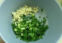 豆角镶鸡肉丸的做法 步骤4