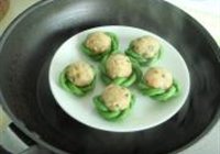 豆角镶鸡肉丸的做法 步骤12