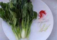 白灼芥蓝虾仁的做法 步骤3