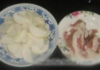 肉片烧萝卜的做法 步骤1