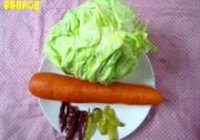 双椒包菜的做法 步骤1