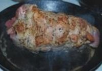 夹心肉卷李子的做法 步骤4