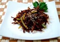 干煸牛肉丝的做法 步骤16