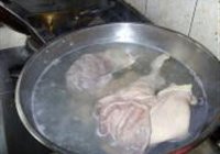 雪菜炒毛肚的做法 步骤4