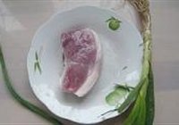 青蒜炒肉丝的做法 步骤1