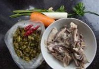 雪菜炒毛肚的做法 步骤6