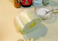 干贝扒京白的做法 步骤1