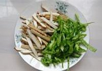 香干炒蘑菇的做法 步骤2