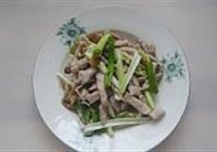 青蒜炒肉丝的做法 步骤9