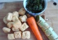 豆腐雕鱼彩蔬盅的做法 步骤2