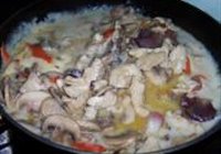 奶油蘑菇鸡肉饭的做法 步骤11