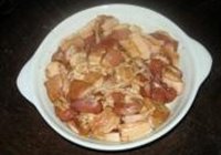 布包豆腐炒肉片的做法 步骤3