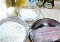 炸鱼排配酸甜芥末的做法 步骤1