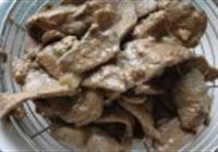 补血菜炒羊肝的做法 步骤7