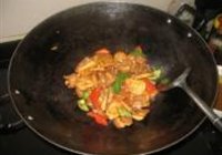 布包豆腐炒肉片的做法 步骤9