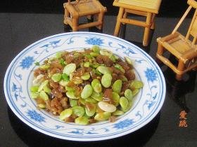 包瓜炒洋扁豆
