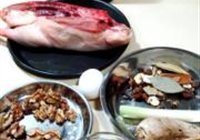 香酥桃仁鸭方的做法 步骤1