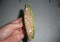孜然软炸扁豆角盒的做法 步骤7
