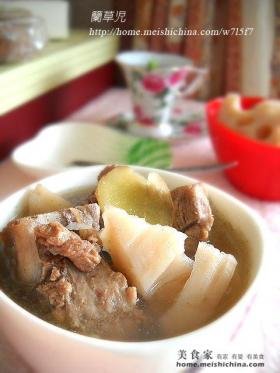 莲藕煨大排