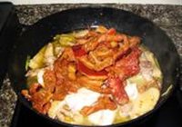 小鸡炖蘑菇的做法 步骤9