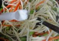 茭白肉丝炒毛豆的做法 步骤11