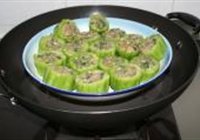 鲮鱼肉酿凉瓜的做法 步骤5