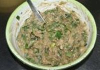 鲮鱼肉酿凉瓜的做法 步骤3