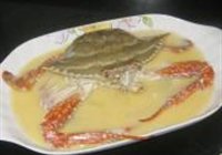 梭子蟹蒸鸡蛋的做法 步骤7