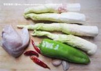 茭白肉丝的做法 步骤1