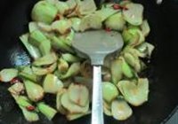 南昌辣炒油菜梗的做法 步骤7