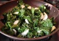 小白菜炒鲜腐竹的做法 步骤6