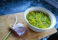 黄花猪柳的做法 步骤1