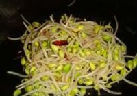 牛筋炒豆芽的做法 步骤4