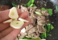 青蒜炒猪肝的做法 步骤7