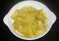 酸菜炒大肠的做法 步骤2