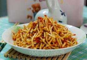 剁辣子炒臭菜根