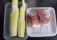 茭白焖肉的做法 步骤1