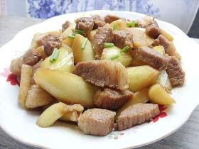 茭白焖肉