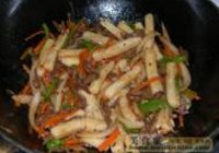 牛肩肉炒年糕的做法 步骤7