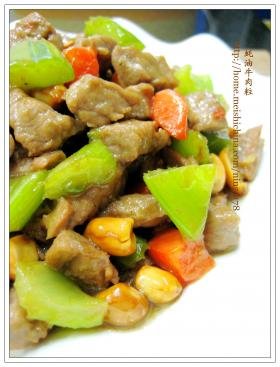 蚝油牛肉粒
