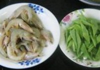 长扁豆炒白条虾的做法 步骤1