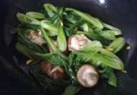香菇油菜的做法 步骤6