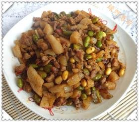 肉炒辣萝卜干