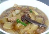 白萝卜炖牛筋的做法 步骤15