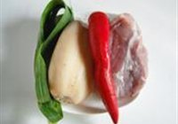 莲藕肉片的做法 步骤1