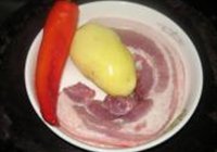 薯仔炒肉片的做法 步骤1