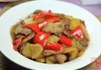 薯仔炒肉片的做法 步骤8