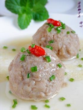 清蒸狮子头